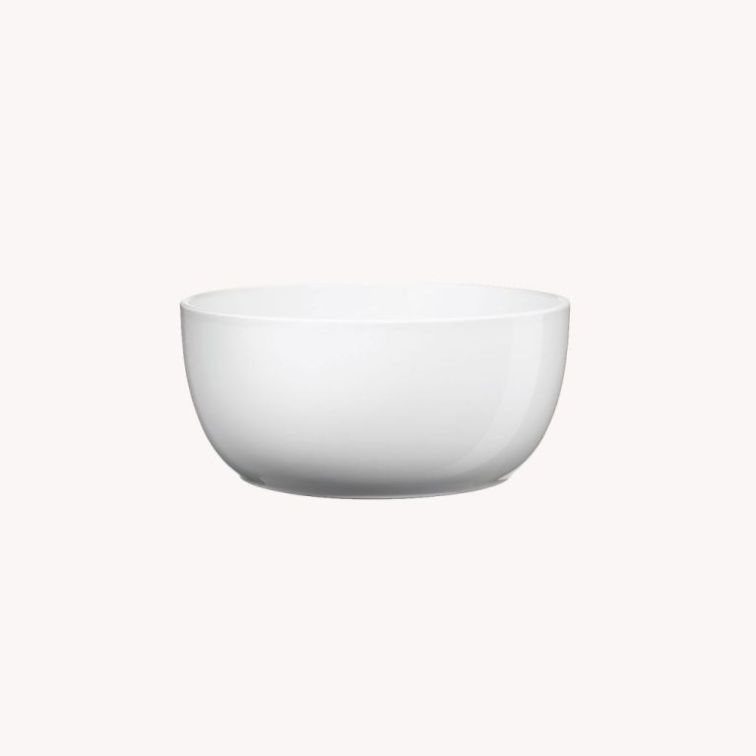 Keramisks puķu pods Bowl Basel balts, glancēts, p20cm, 59711 main product photo