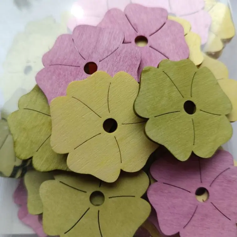 Wooden decor flower , 51490