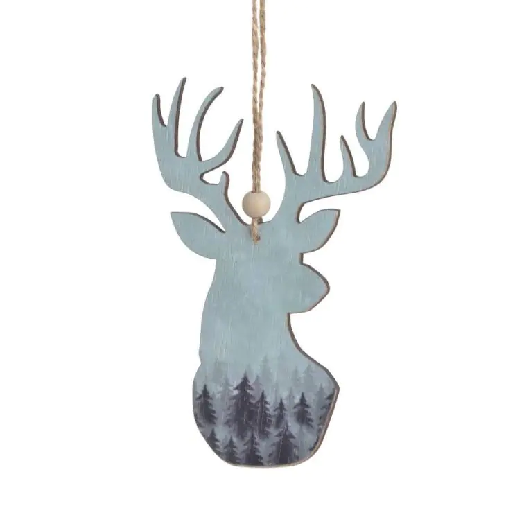Wooden decor, reindeer , HDC-210369B