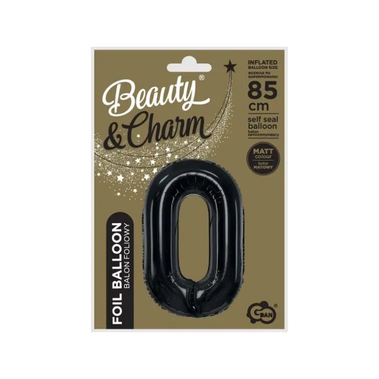 Folijas balons Cipars "0", CH-B8C0