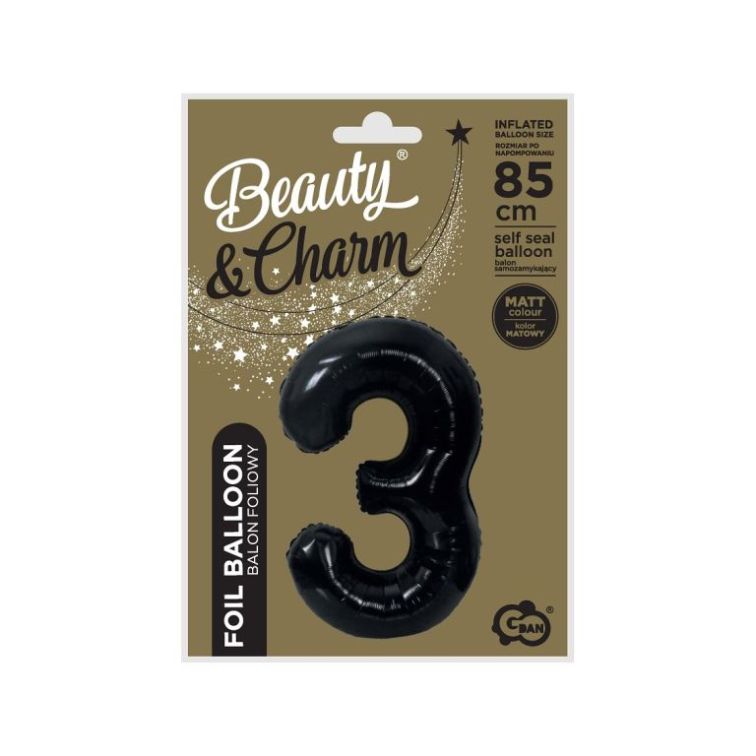 Foil Balloon Number "3", CH-B8C3