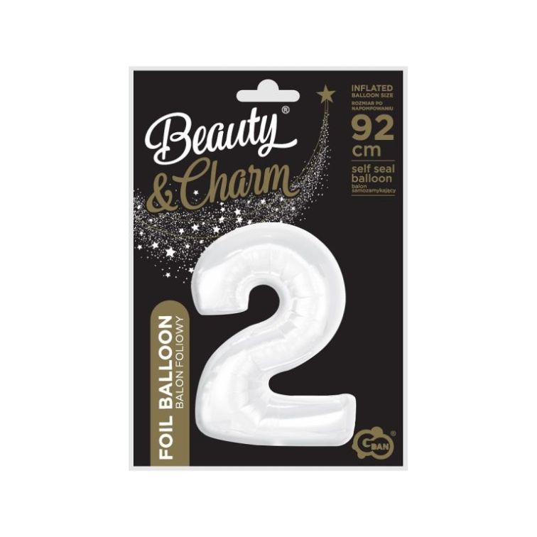 Folijas balons Cipars "2", CH-B9B2