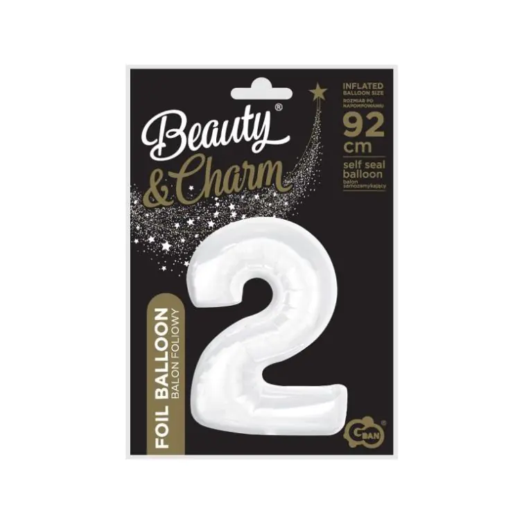 Folijas balons Cipars "2", CH-B9B2
