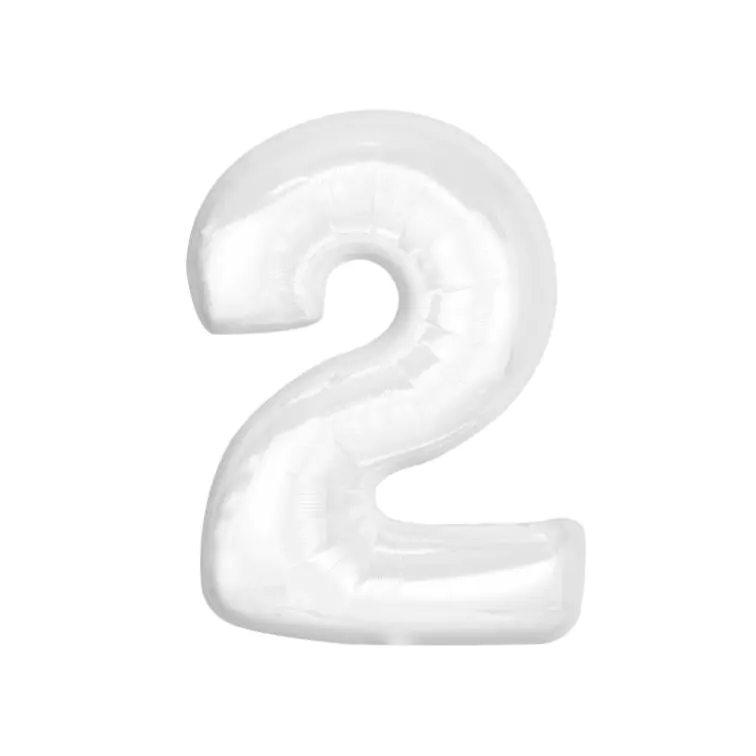 Folijas balons Cipars "2", CH-B9B2