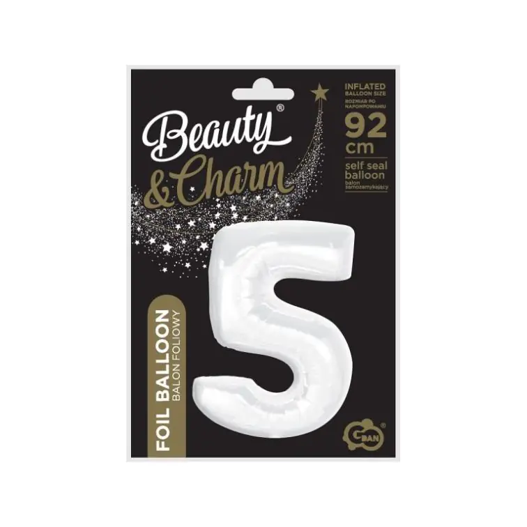 Фольгированный шар номер «5», CH-B9B5