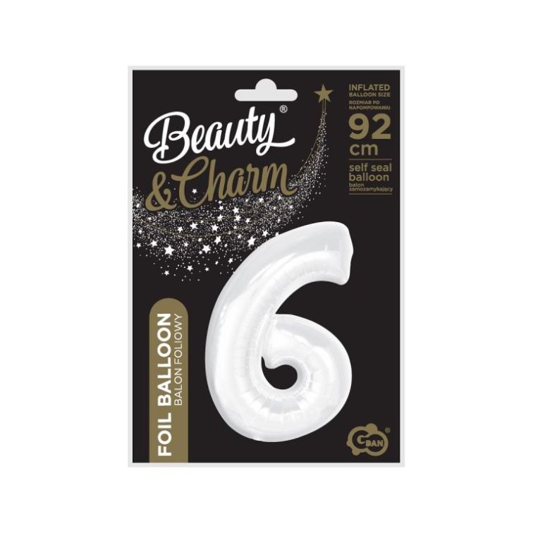 Фольгированный шар номер «6», CH-B9B6