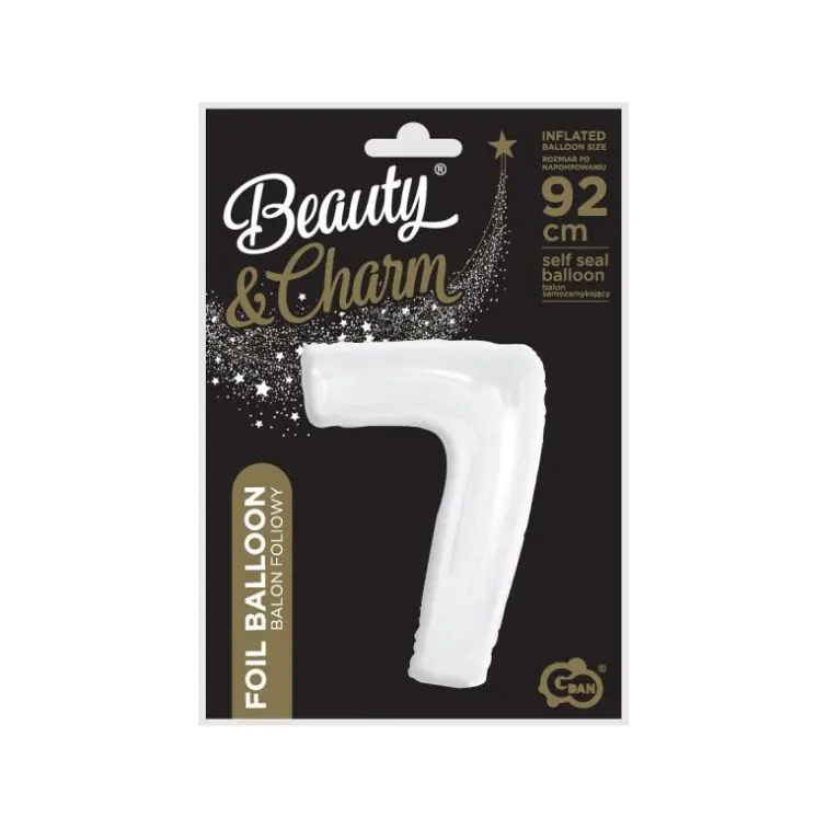 Folijas balons Cipars "7", CH-B9B7
