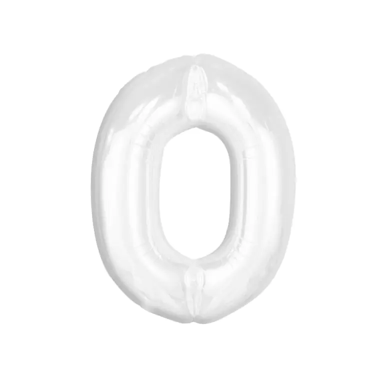 Folijas balons Cipars "0", CH-B9B0