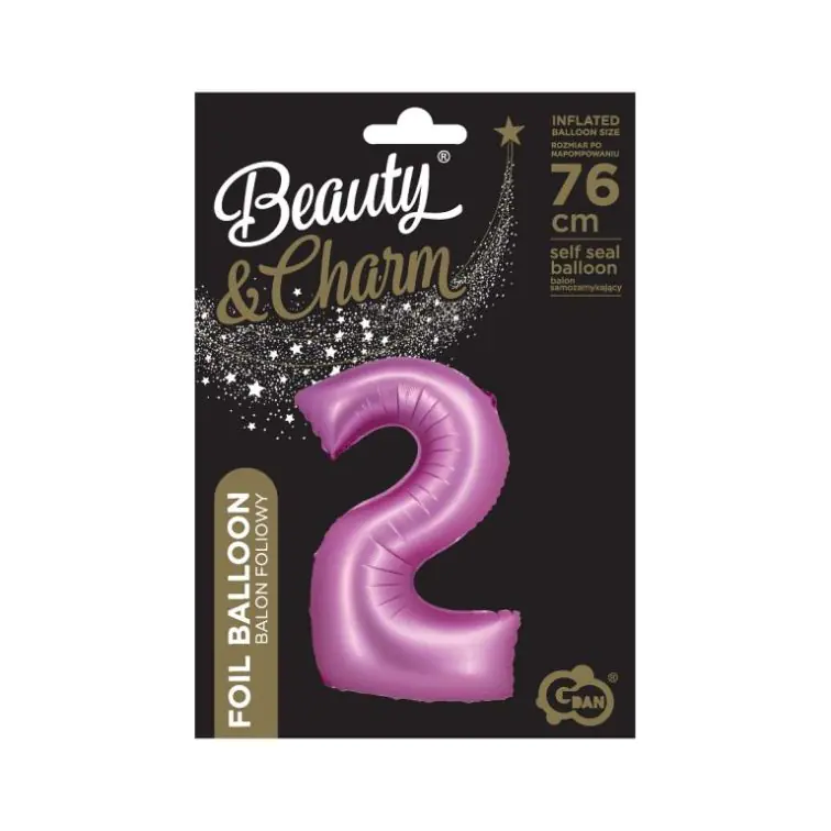Folijas balons Cipars "2", CH-BSR2