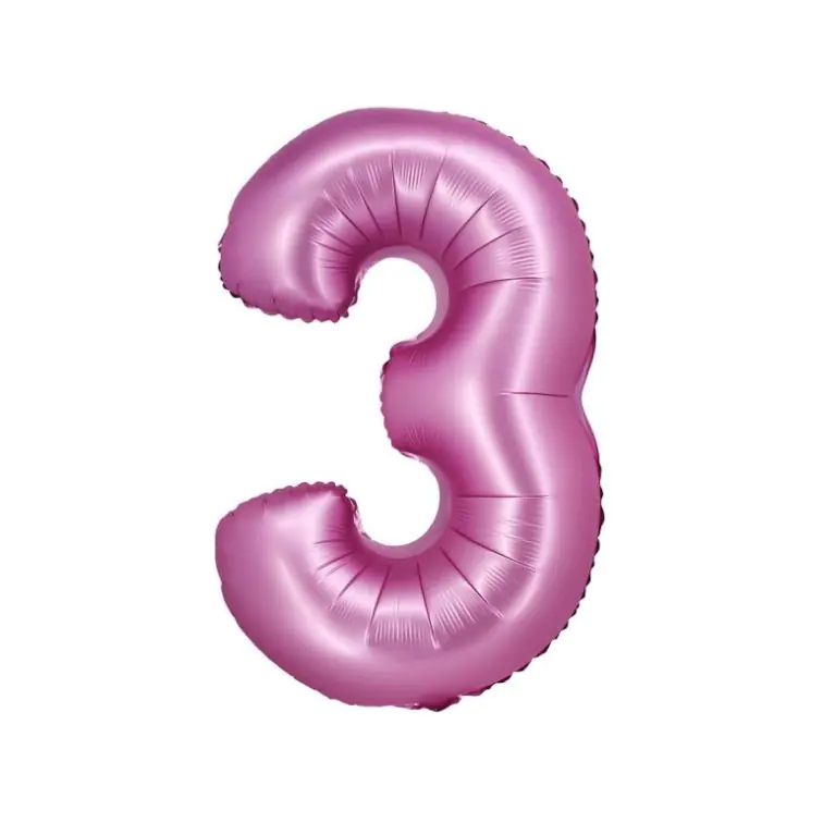 Folijas balons Cipars "3", CH-BSR3