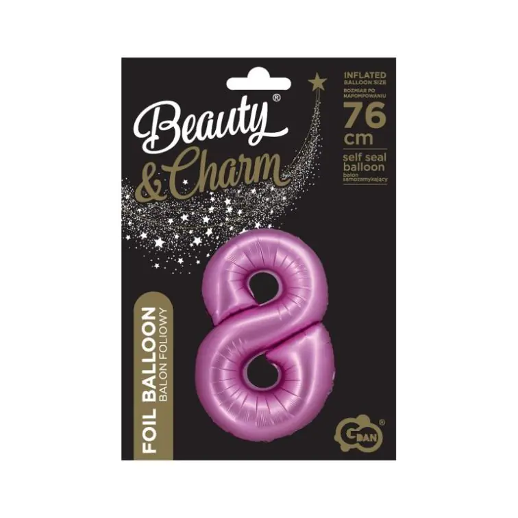 Folijas balons Cipars "8", CH-BSR8