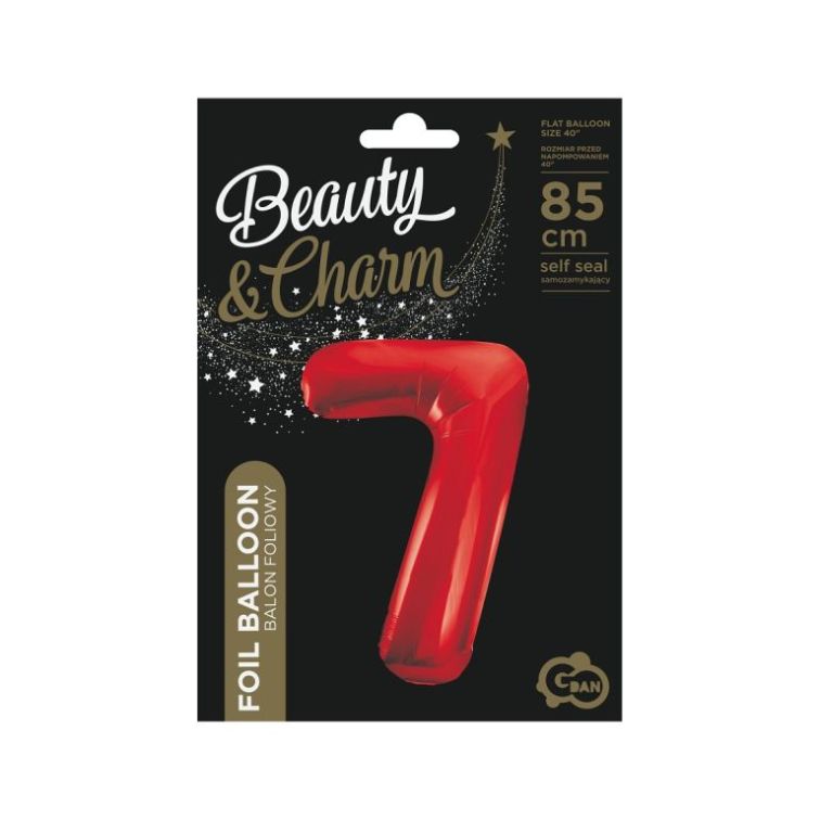 Foil Balloon Number "7", BC-HCW7