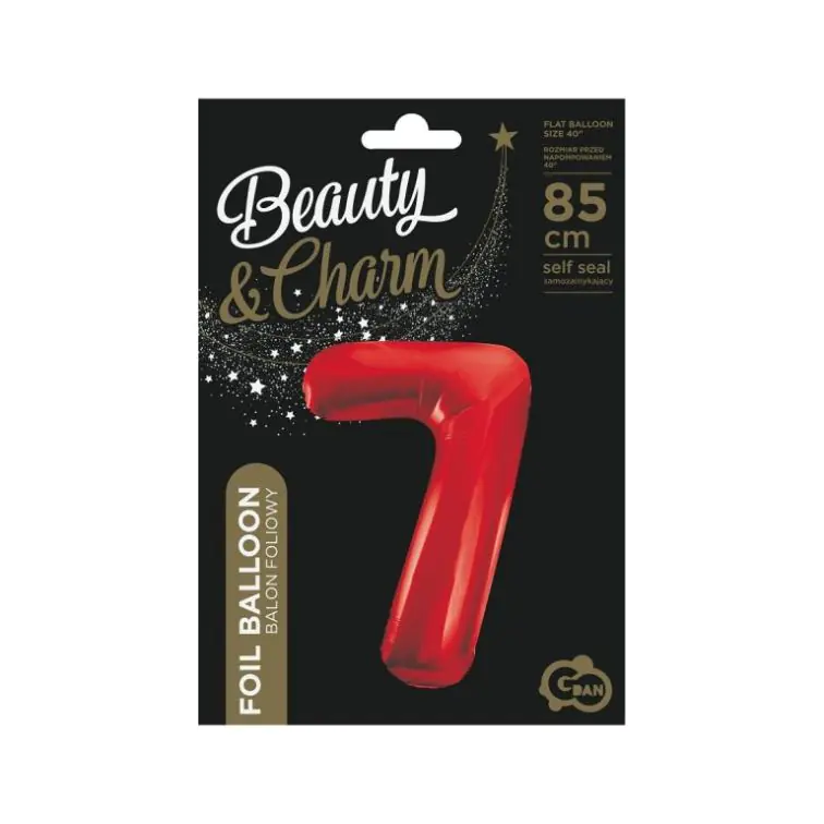 Folijas balons Cipars "7", BC-HCW7