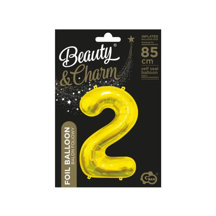 Folijas balons Cipars "2", BC-HZL2