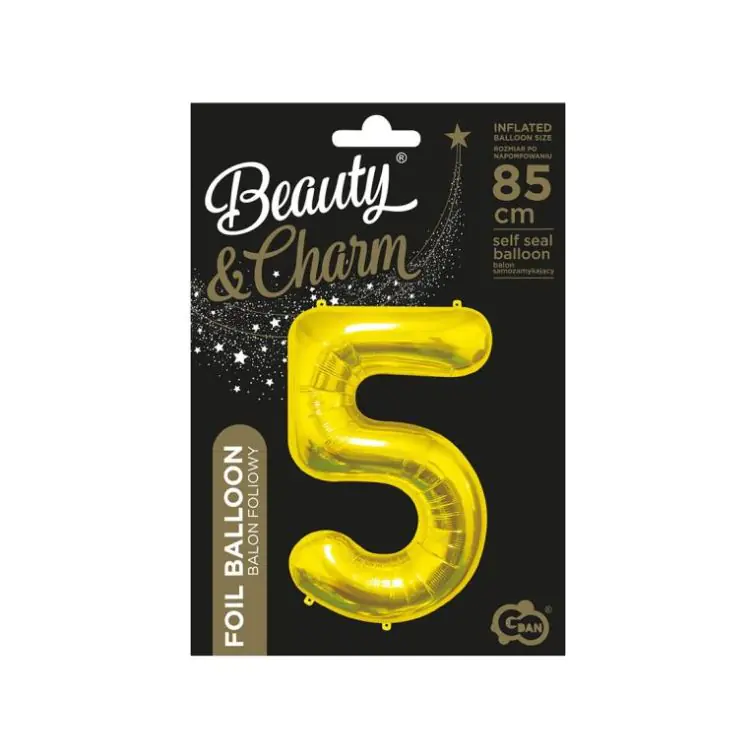 Фольгированный шар номер «5», BC-HZL5