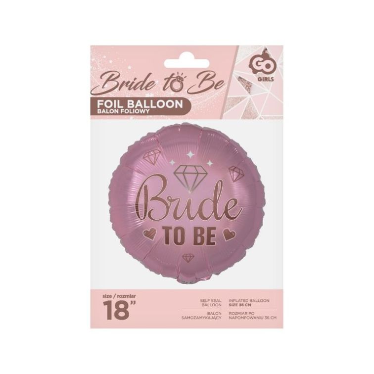 Foil Balloon Bride to be, FG-OBTB
