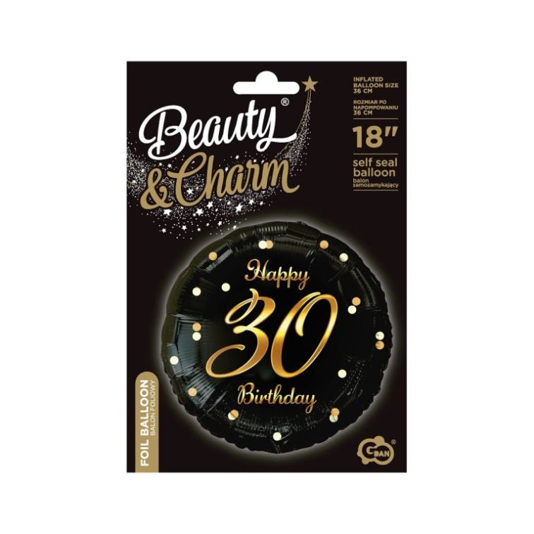 Foil Balloon 30 Birthday, FG-O30Z