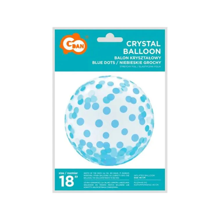 Folijas balons Aqua, KR-18NG