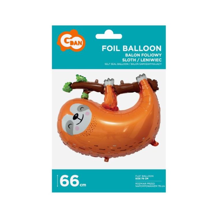 Foil balloon Sloth, BF-HLNB