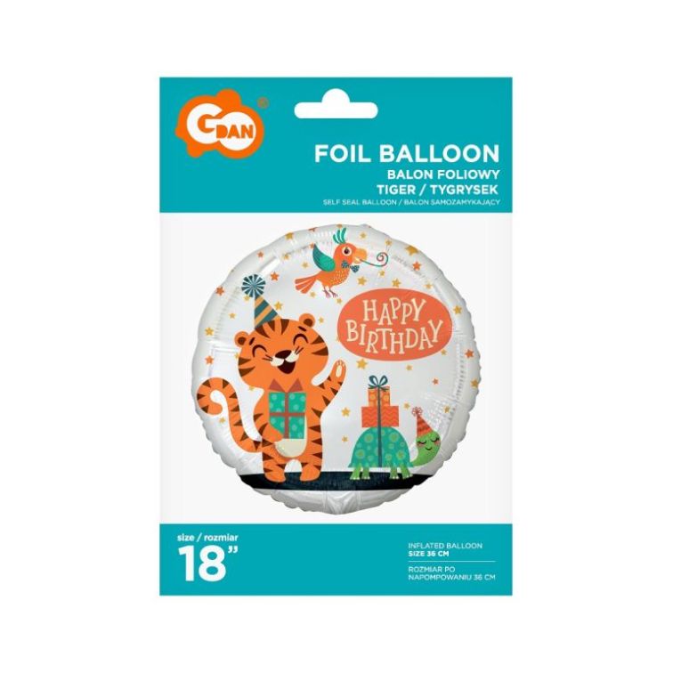 Foil balloon Happy Birthday, FG-OBTG