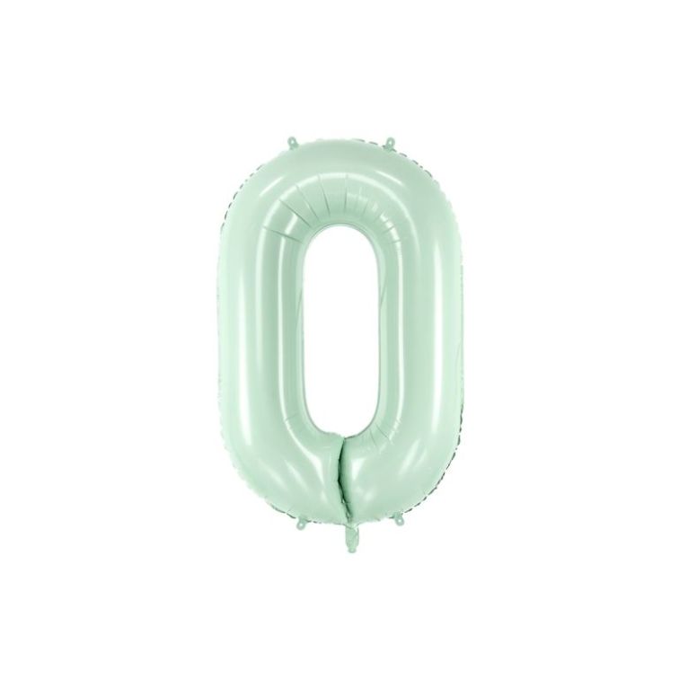 Foil Balloon Number "0", FB230G-0-012 main product photo