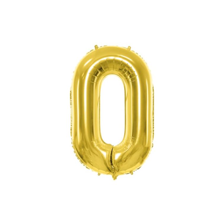 Foil Balloon Number "0", FB230S-0-019J main product photo