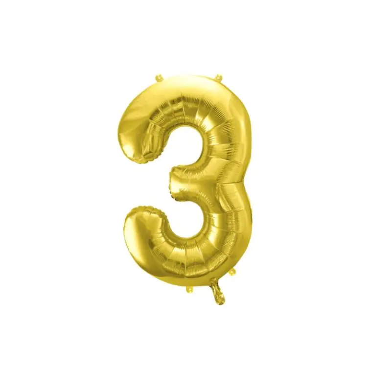 Folijas balons Cipars "3", FB230S-3-019J