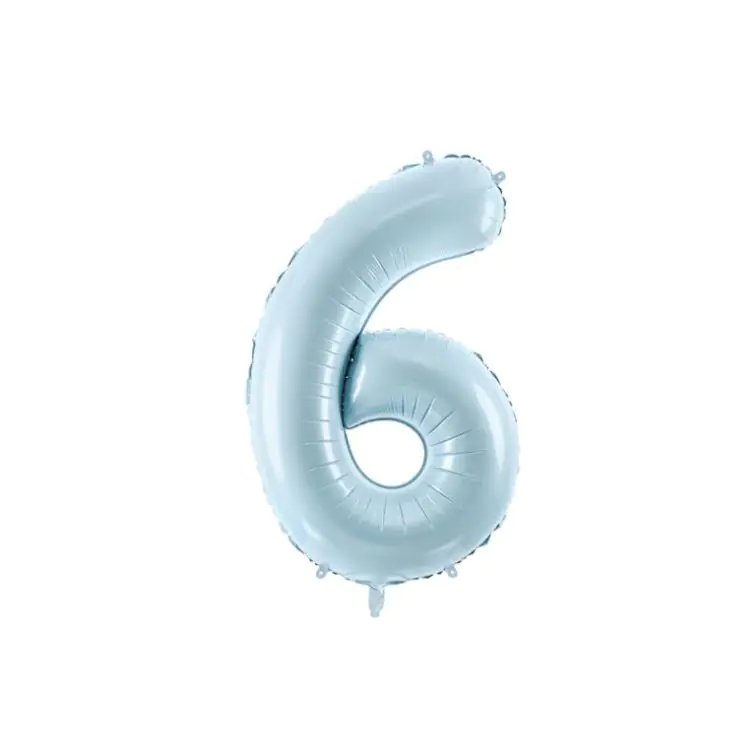 Foil Balloon Number "6", FB230P-6-001J