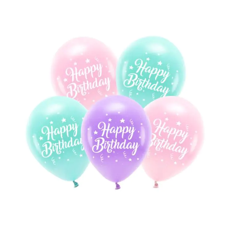 Eco Balons Happy Birthday, ECO26P-201-081-5