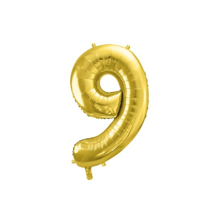 Foil Balloon Number "9", FB230S-9-019J main product photo