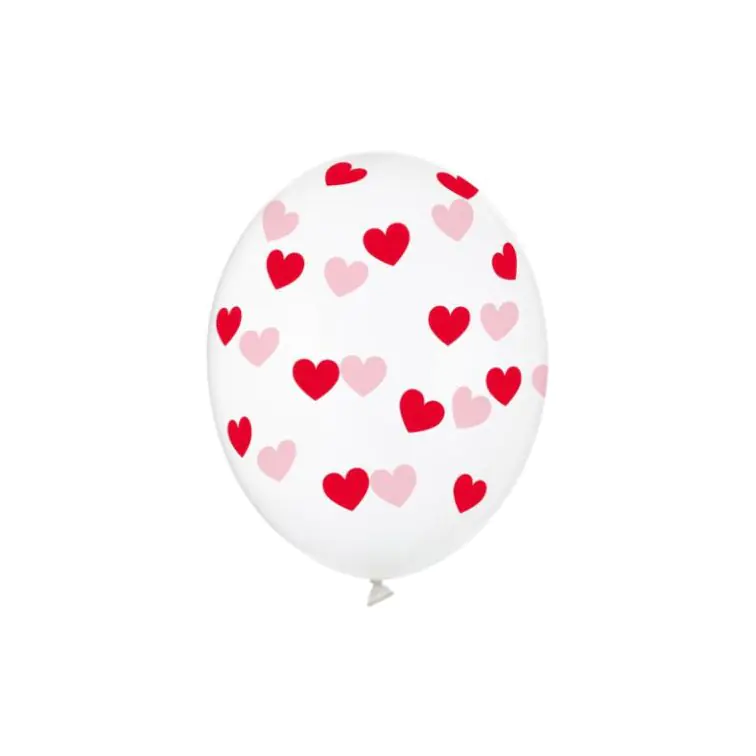 Balons Hearts Crystal Clear, SB14P-228-099R