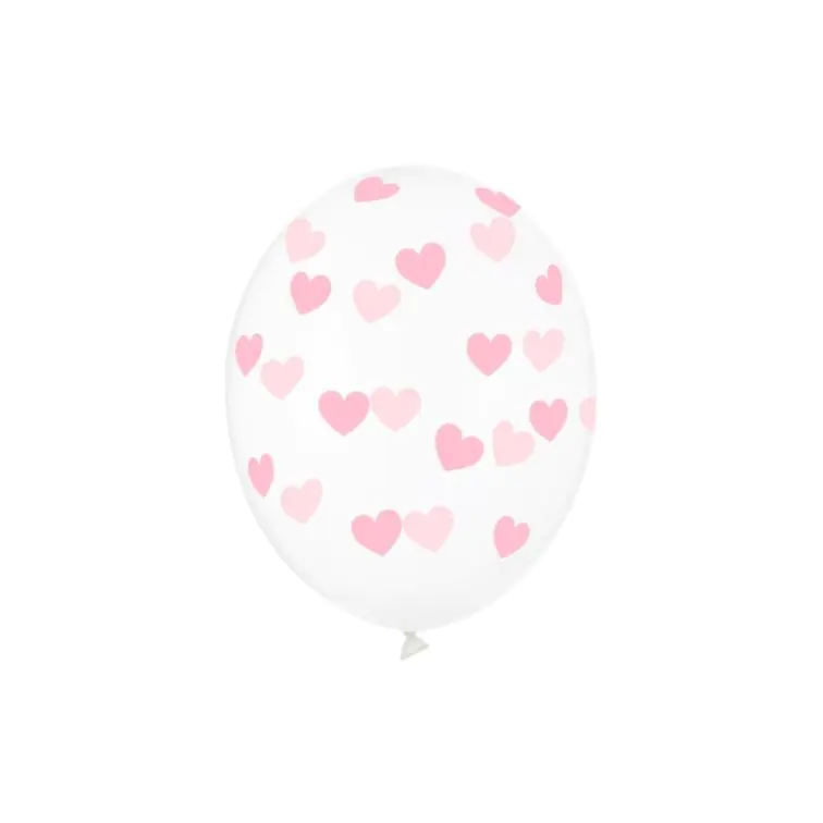 Balons Hearts Crystal Clear, SB14P-228-099P