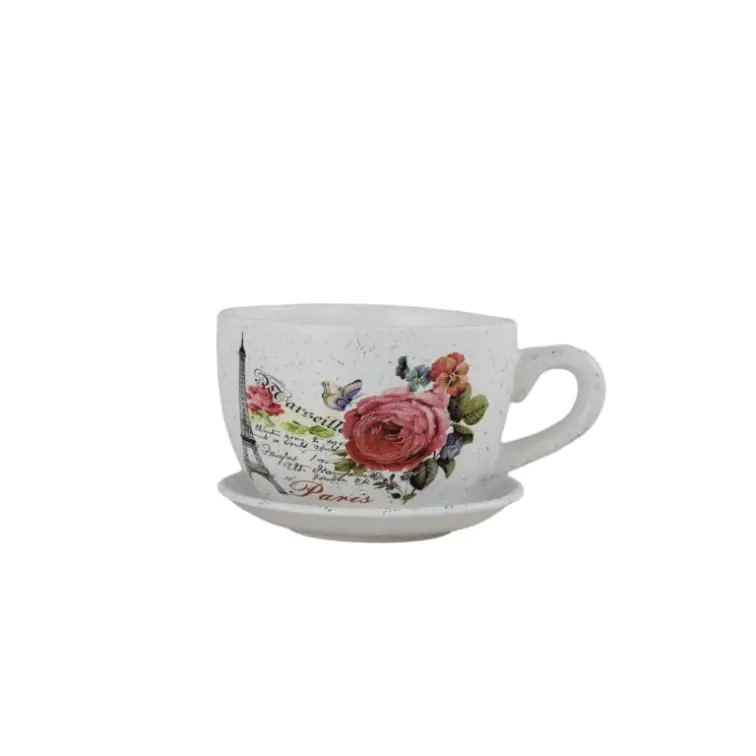 Decorative flower pot, OR001D-RO-1