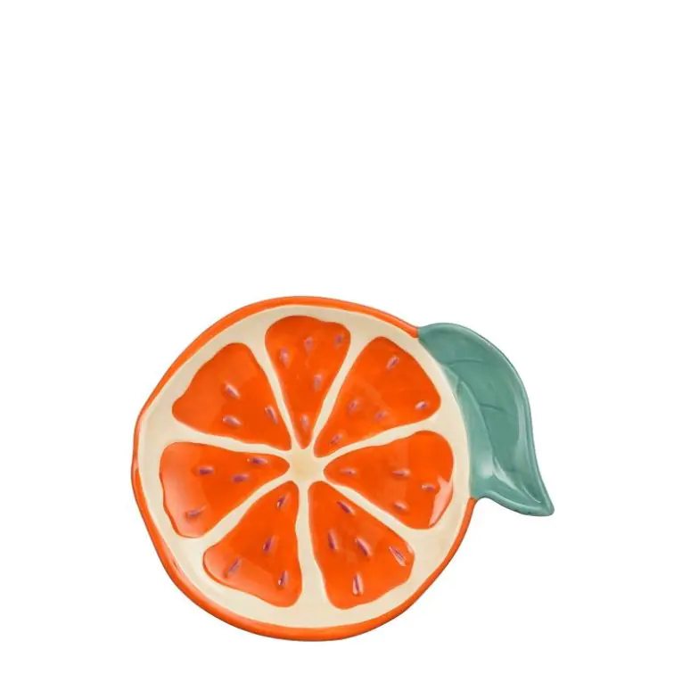 Decorative plate - Orange, 1161004