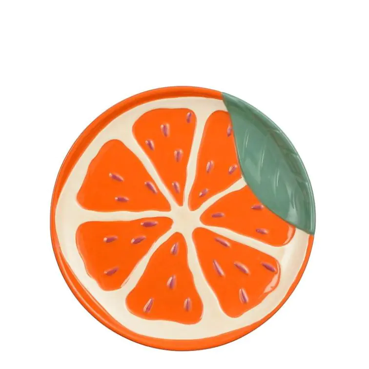 Decorative plate - Orange, 1161007