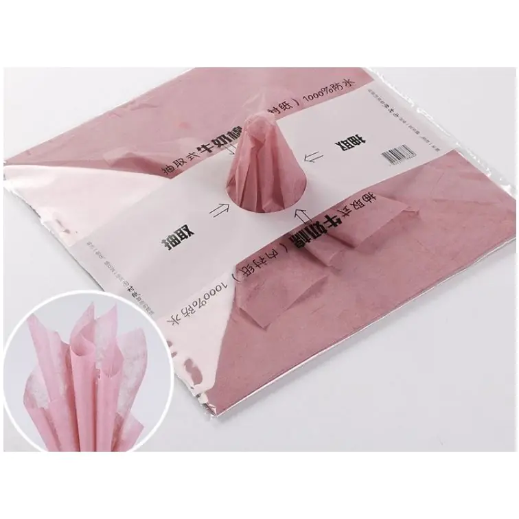 Piena kokvilnas ietinamais papīrs, GSH38/60PINK