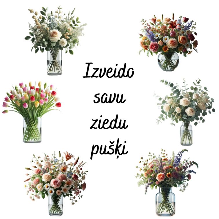 Izveido savu ziedu pušķi main product photo