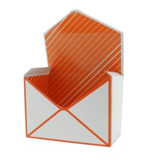 Gift box envelope, orange, G18cm, P9.5cm, H13cm, M40353