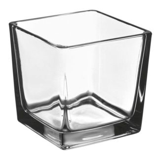 Glass vase, CUBO-14