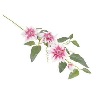 Искусственный цветок - Clematis, KLP0157BEAUTYWH