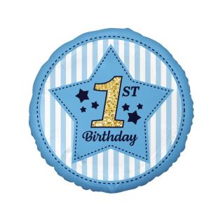 Foil Balloon 1st Birthday, FG-1BDN