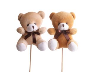 Bear Teddy on a 50cm stick, K40790