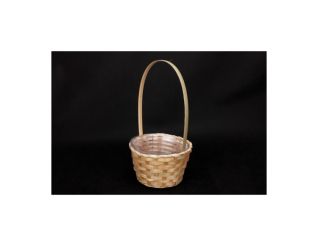 Bamboo basket, G18cm, P12cm, H32cm, 10554