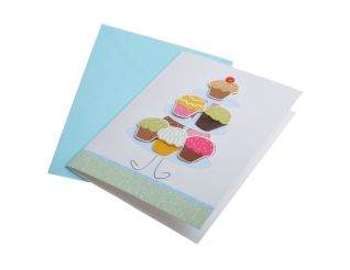 Greeting card with muffins and envelope, P13cm, H18cm, 462