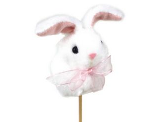 Bunny 8x4cm on a stick 12cm, 93452545, 93452545