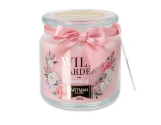 Scented candle in glass, ROZ