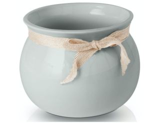 Decorative flower pot, 258717GREY