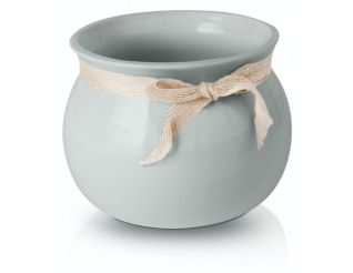 Decorative flower pot, 258514GREY