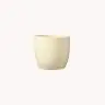 Ceramic flower pot Basel cream, glossy, p27cm, 59893