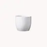 Ceramic flower pot Basel white, glossy, p27cm, 59890